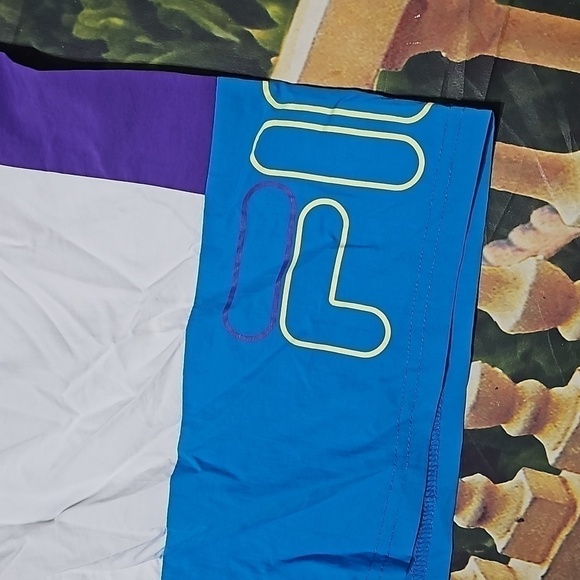 Fila Red White Blue Purple Shorts XL NWT - Picture 3 of 6